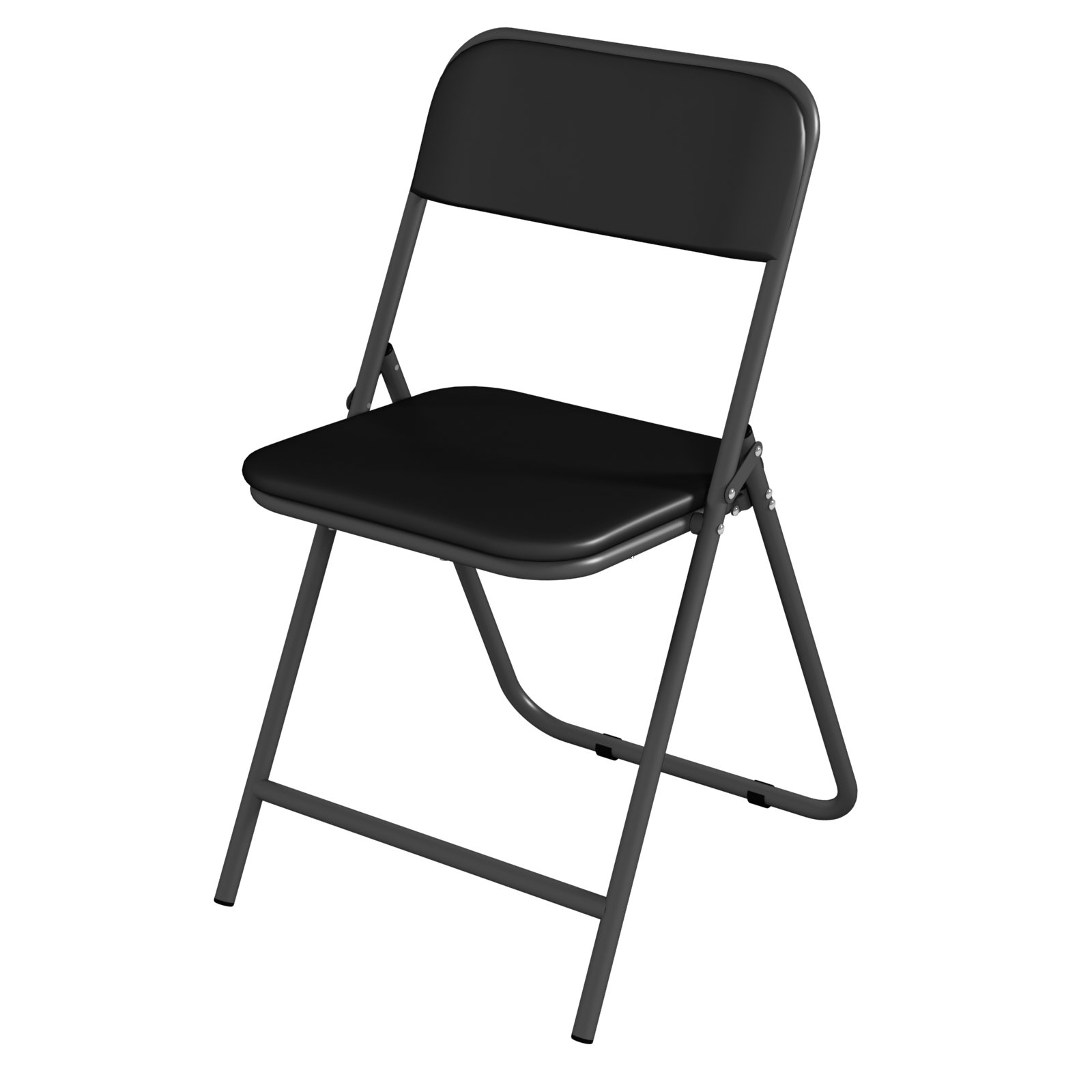 Офісний стілець розкладний, напівм'який (еко-шкіра), на металевому каркасі, ЛЕЛЕКА, 443х505х800/965 мм.